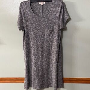 love, Fire Gray T-Shirt Dress